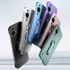 For Huawei nova 11 Baking Varnish 360 Rotate Holder No Frame PC Phone Case(Silver) - 2