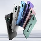 For Huawei nova 11 Pro Baking Varnish 360 Rotate Holder No Frame PC Phone Case(Silver) - 2