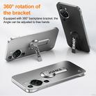 For Huawei P60 Baking Varnish 360 Rotate Holder No Frame PC Phone Case(Blue) - 3