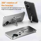 For Huawei P60 Baking Varnish 360 Rotate Holder No Frame PC Phone Case(Purple) - 3