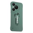 For Huawei Pura 70 Baking Varnish 360 Rotate Holder No Frame PC Phone Case(Green) - 1