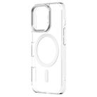 For iPhone 16 Pro Max ZGA Magsafe Clear PC Tempered Glass Phone Case(Transparent) - 1