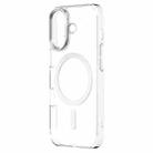 For iPhone 16 Plus ZGA Magsafe Clear PC Tempered Glass Phone Case(Transparent) - 1