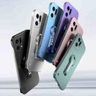 For OPPO Find X5 Pro Baking Varnish 360 Rotate Holder No Frame PC Phone Case(Silver) - 2