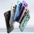 For OPPO Find X6 Baking Varnish 360 Rotate Holder No Frame PC Phone Case(Green) - 2