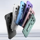 For OPPO Find X6 Baking Varnish 360 Rotate Holder No Frame PC Phone Case(Purple) - 2