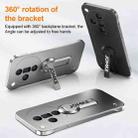 For OPPO Find X7 Baking Varnish 360 Rotate Holder No Frame PC Phone Case(Green) - 3