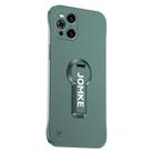 For OPPO Find X3 Baking Varnish 360 Rotate Holder No Frame PC Phone Case(Green) - 1