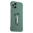 For OPPO Find X3 Pro Baking Varnish 360 Rotate Holder No Frame PC Phone Case(Green) - 1