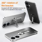 For OPPO K11 Baking Varnish 360 Rotate Holder No Frame PC Phone Case(Black) - 3