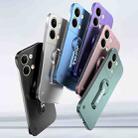 For OPPO Reno9 Baking Varnish 360 Rotate Holder No Frame PC Phone Case(Blue) - 2