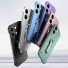 For OPPO Reno9 Pro Baking Varnish 360 Rotate Holder No Frame PC Phone Case(Blue) - 2