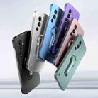 For OPPO Reno10 Pro Baking Varnish 360 Rotate Holder No Frame PC Phone Case(Black) - 2