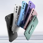 For OPPO Reno12 Pro Baking Varnish 360 Rotate Holder No Frame PC Phone Case(Green) - 2