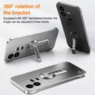 For vivo iQOO 11 Pro Baking Varnish 360 Rotate Holder No Frame PC Phone Case(Silver) - 3