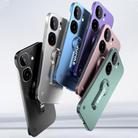 For vivo iQOO Neo9 Baking Varnish 360 Rotate Holder No Frame PC Phone Case(Green) - 2