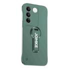 For vivo S16 Baking Varnish 360 Rotate Holder No Frame PC Phone Case(Green) - 1