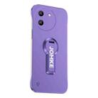 For vivo Y200t Baking Varnish 360 Rotate Holder No Frame PC Phone Case(Purple) - 1