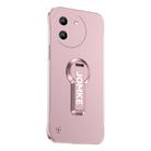 For vivo Y200t Baking Varnish 360 Rotate Holder No Frame PC Phone Case(Pink) - 1