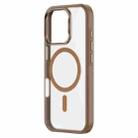 For iPhone 16 Pro Max ZGA Magsafe Frosted PC Hybrid TPU Phone Case(Gold) - 1