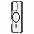 For iPhone 16 Plus ZGA Magsafe Frosted PC Hybrid TPU Phone Case(Black) - 1