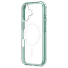 For iPhone 16 Plus ZGA Colorful Airbag Magsafe PC Hybrid TPU Phone Case(Green) - 1