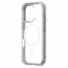 For iPhone 16 Pro Max ZGA Colorful Airbag Magsafe PC Hybrid TPU Phone Case(Grey) - 1