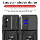 For Realme C65 4G Sliding Camshield TPU+PC Phone Case with Card Slot(Black) - 3