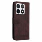 For Xiaomi 14T Pro Skin Feel Life Tree Metal Button Leather Phone Case(Brown) - 3