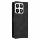 For Xiaomi 14T Pro Skin Feel Life Tree Metal Button Leather Phone Case(Black) - 3