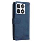 For Xiaomi 14T Pro Skin Feel Life Tree Metal Button Leather Phone Case(Blue) - 3