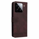 For Xiaomi 15 Skin Feel Life Tree Metal Button Leather Phone Case(Brown) - 3