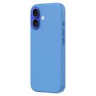 For iPhone 16 ZGA Colorful Liquid Silicone Magsafe Phone Case(Blue) - 1