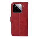 For Xiaomi 15 Classic Calf Texture Flip Leather Phone Case(Red) - 3