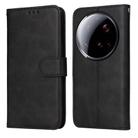 For Xiaomi 15 Ultra Classic Calf Texture Flip Leather Phone Case(Black) - 1