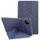 For Xiaomi Redmi Pad SE 8.7 Deformation Silicone Leather Tablet Case(Dark Blue) - 1