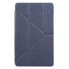 For Xiaomi Redmi Pad SE 8.7 Deformation Silicone Leather Tablet Case(Dark Blue) - 2