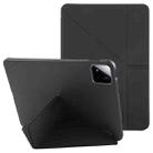 For Xiaomi Pad 7 / 7 Pro Deformation Silicone Leather Tablet Case(Black) - 1