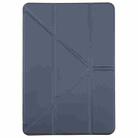 For Xiaomi Pad 7 / 7 Pro Deformation Silicone Leather Tablet Case(Dark Blue) - 2