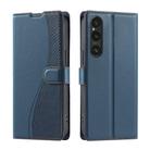 For Sony Xperia 1 VI Voltage Ultra-thin Dot Leather Phone Case(Blue) - 1