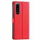 For Sony Xperia 5 IV Voltage Ultra-thin Dot Leather Phone Case(Red) - 3