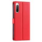 For Sony Xperia 10 III Voltage Ultra-thin Dot Leather Phone Case(Red) - 3