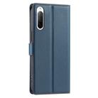 For Sony Xperia 10 III Voltage Ultra-thin Dot Leather Phone Case(Blue) - 3