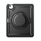 For iPad Air 13 2025 / 2024 Honeycomb Hybrid Tablet Case with Handle Holder & Strap(Black) - 2