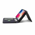 For iPhone X / XS Strong Magnetism Shockproof Horizontal Flip Liquid Feel Leather Case with Holder & Card Slots & Wallet(Black) - 6
