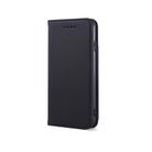 For iPhone 6 / 6s Strong Magnetism Shockproof Horizontal Flip Liquid Feel Leather Case with Holder & Card Slots & Wallet(Black) - 1