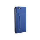 For iPhone 6 / 6s Strong Magnetism Shockproof Horizontal Flip Liquid Feel Leather Case with Holder & Card Slots & Wallet(Blue) - 3