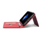 For iPhone SE 2022 / SE 2020 / 8 / 7 Strong Magnetism Shockproof Horizontal Flip Liquid Feel Leather Case with Holder & Card Slots & Wallet(Red) - 6