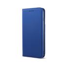 For iPhone 8 Plus / 7 Plus Strong Magnetism Shockproof Horizontal Flip Liquid Feel Leather Case with Holder & Card Slots & Wallet(Blue) - 2