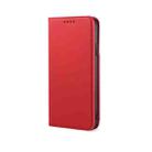 For iPhone 11 Pro Max Strong Magnetism Shockproof Horizontal Flip Liquid Feel Leather Case with Holder & Card Slots & Wallet(Red) - 2